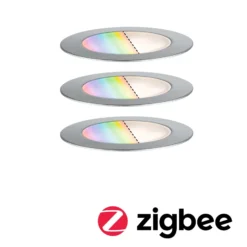 Paulmann Plug & Shine Foco empotrable de suelo 3 RGBW ZigBee