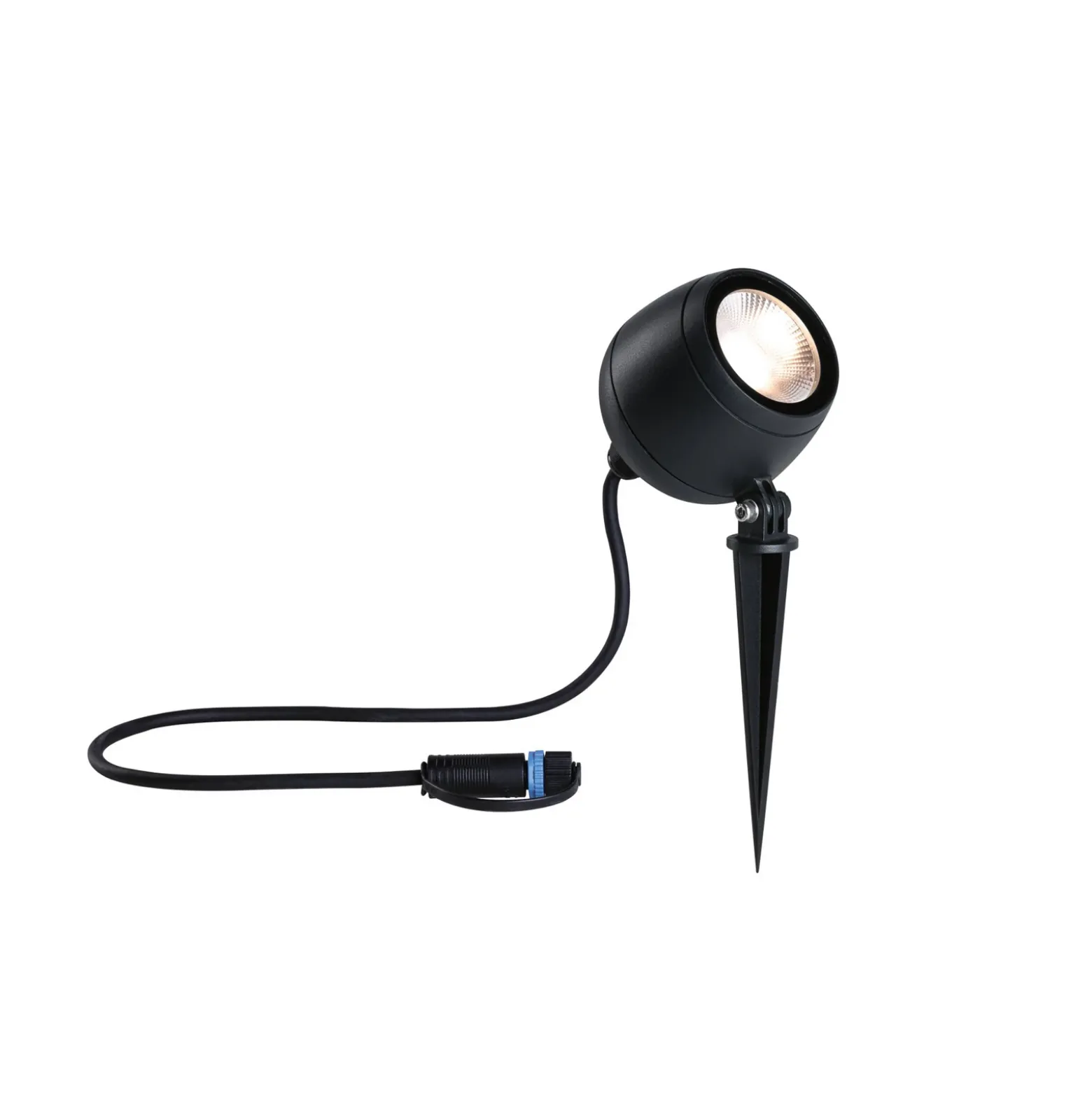 Paulmann Plug & Shine foco LED Kikolo, 3.000 K, 60°, aluminio