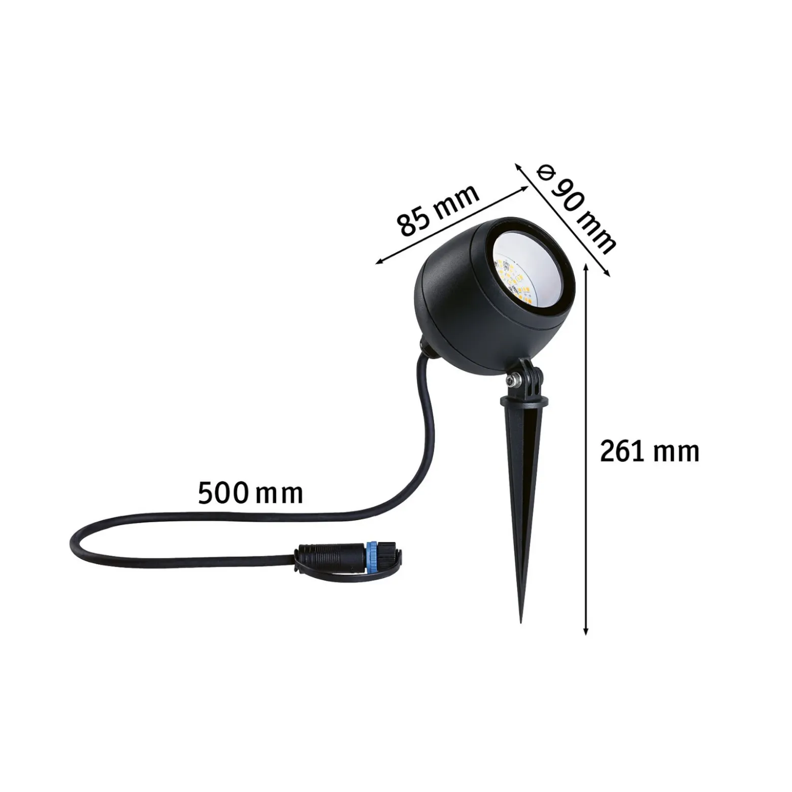 Paulmann Plug & Shine foco LED Kikolo, ZigBee, 2.200 K