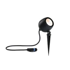 Paulmann Plug & Shine foco LED Kikolo, 3.000 K, 20°, aluminio
