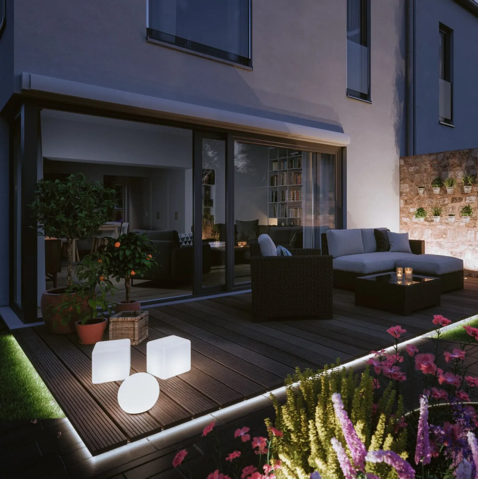 Paulmann Plug & Shine LED-Stripe Neon 5 m, ZigBee, RGB, IP67