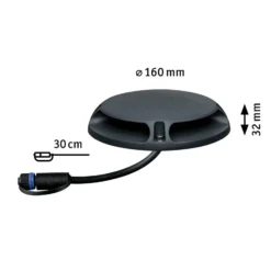 Paulmann Plug & Shine Lámpara de suelo LED 93920 2x3W