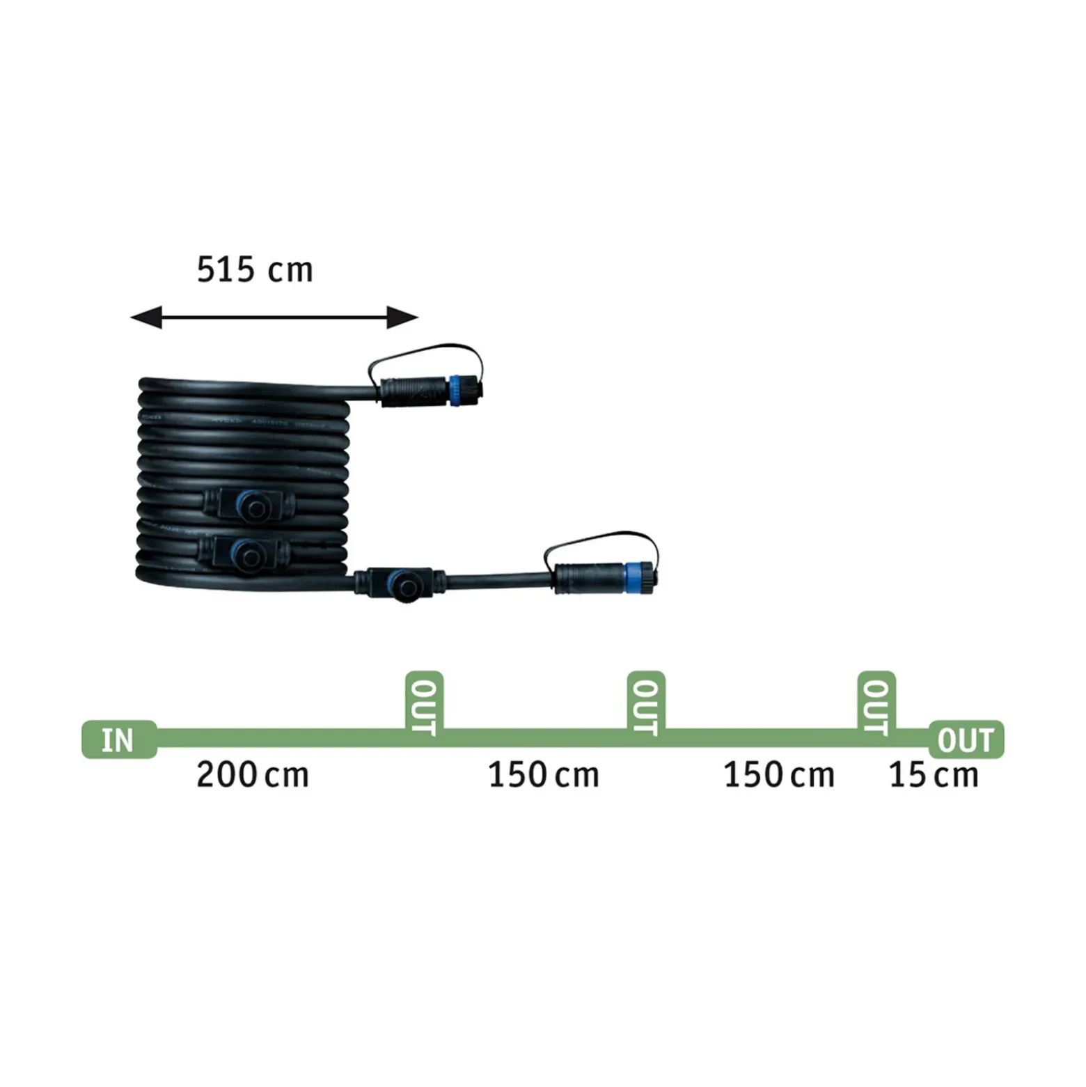 Paulmann Plug & Shine Plantini 3000K suplemento de 3 piezas