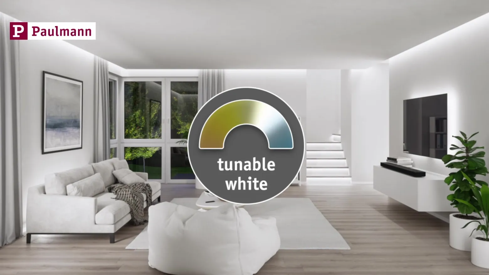 Paulmann Sheera Aplique de pared LED ZigBee RGBW