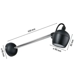 Paulmann Smart aplique LED para exterior Kikolo antracita RGBW IP65