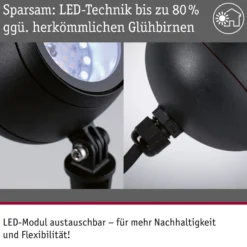 Paulmann Smart LED-Erdspießspot Kikolo, RGBW, antracita IP65