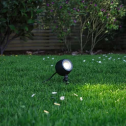 Paulmann Smart LED, proyector de suelo con piqueta Kikolo, CCT, antracita, IP65