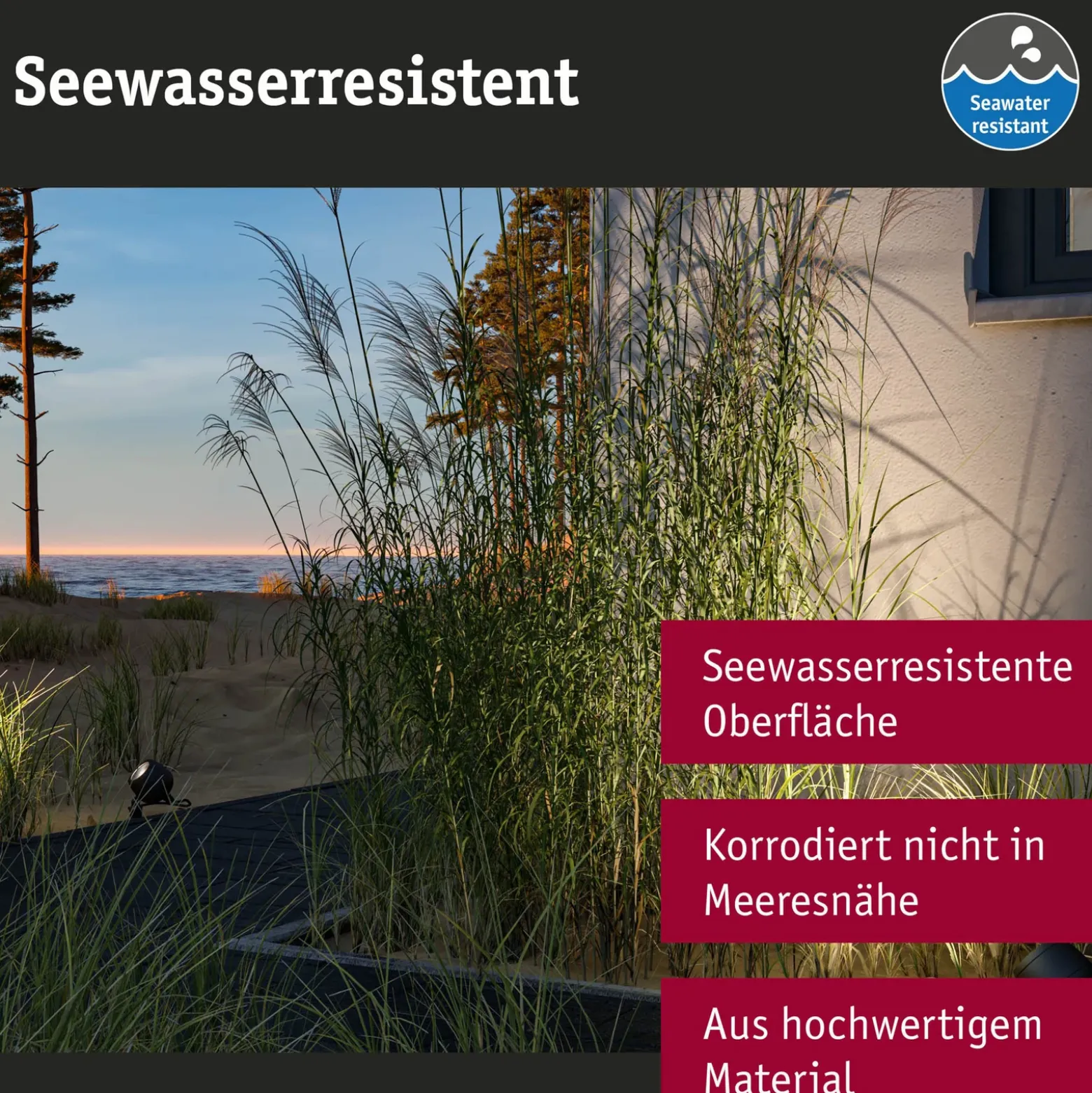 Paulmann Smart LED, proyector de suelo con piqueta Kikolo, CCT, antracita, IP65