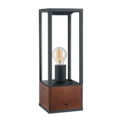 Paulmann Timba baliza de madera, altura 40 cm