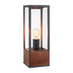 Paulmann Timba baliza de madera, altura 40 cm