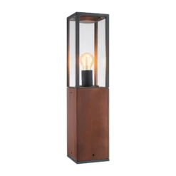 Paulmann Timba baliza de madera, altura 60 cm