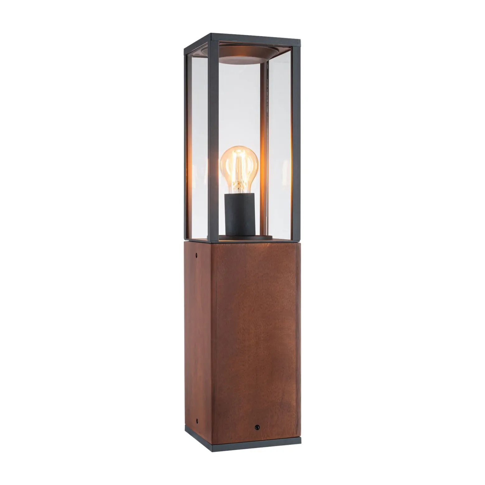 Paulmann Timba baliza de madera, altura 60 cm