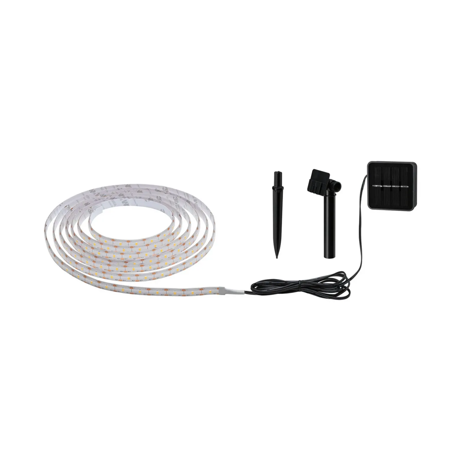Paulmann 78896 tira LED solar 3 m, blanco cálido