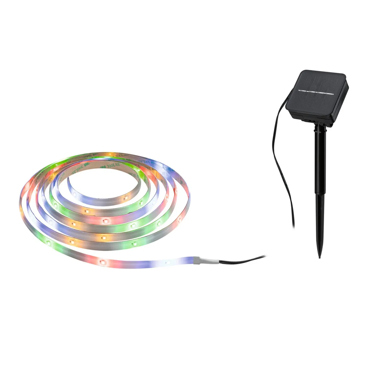 Paulmann 78897 Tira LED solar 3 metros, RGB