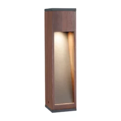 Paulmann Trabia Baliza LED madera, altura 40 cm