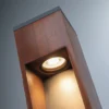 Paulmann Trabia Baliza LED madera, altura 60 cm