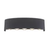 Paul Neuhaus aplique LED para exterior Carlo, 27 cm, negro