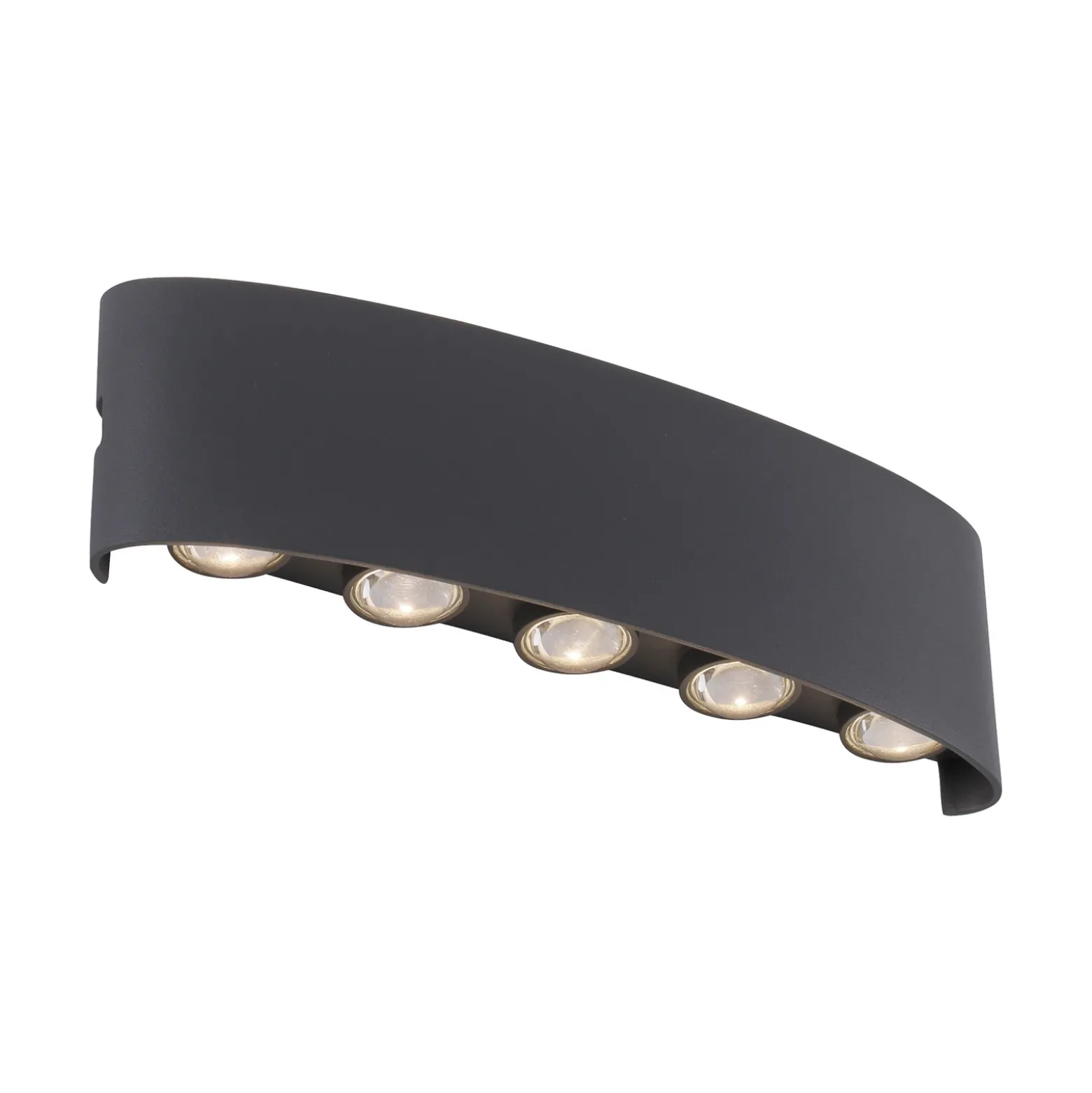 Paul Neuhaus aplique LED para exterior Carlo, 27 cm, negro