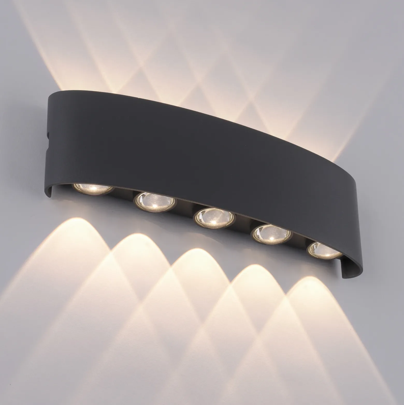Paul Neuhaus aplique LED para exterior Carlo, 27 cm, negro