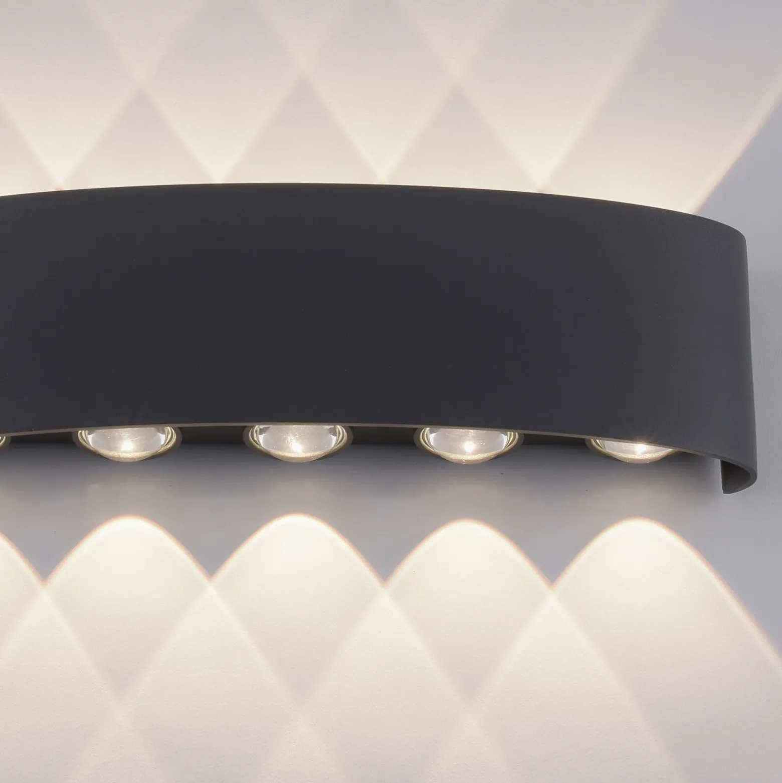 Paul Neuhaus aplique LED para exterior Carlo, 27 cm, negro