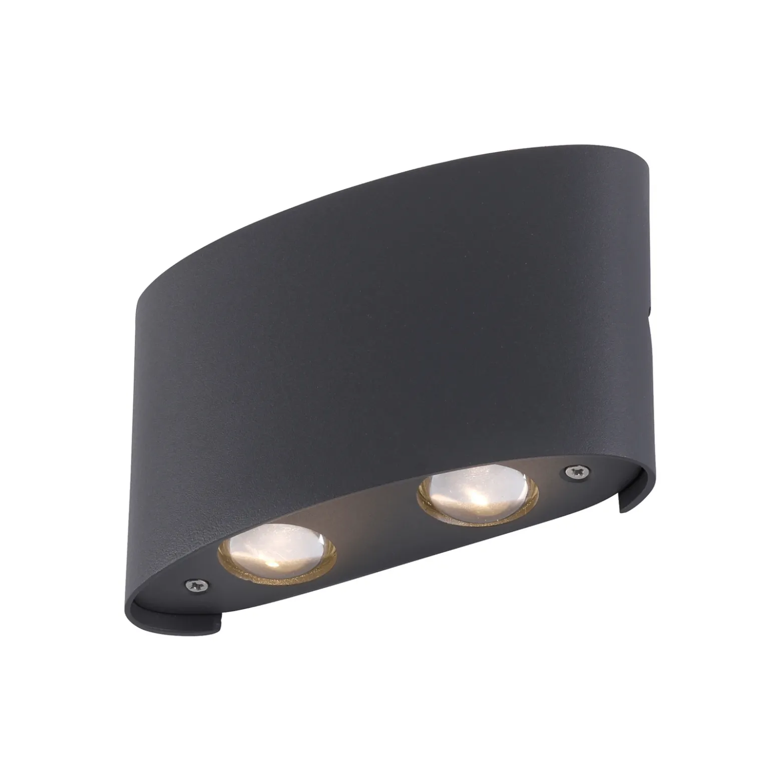 Paul Neuhaus Aplique LED para exterior Carlo, 13 cm, negro