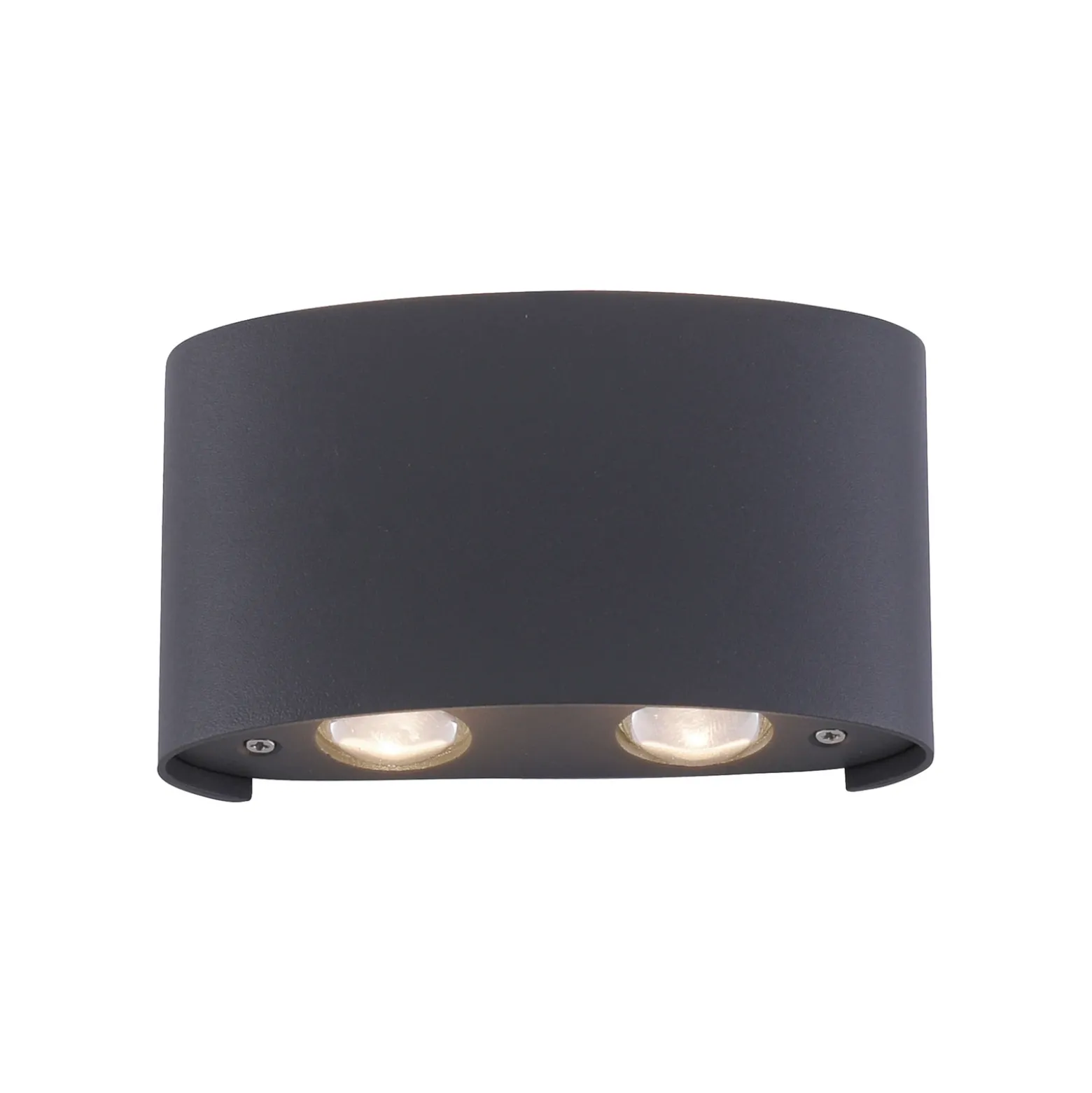 Paul Neuhaus Aplique LED para exterior Carlo, 13 cm, negro
