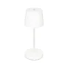 Piha Lámpara de mesa LED con batería recargable, blanca