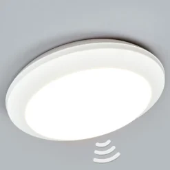 Plafón con sensor Umberta 2 x E27 blanco
