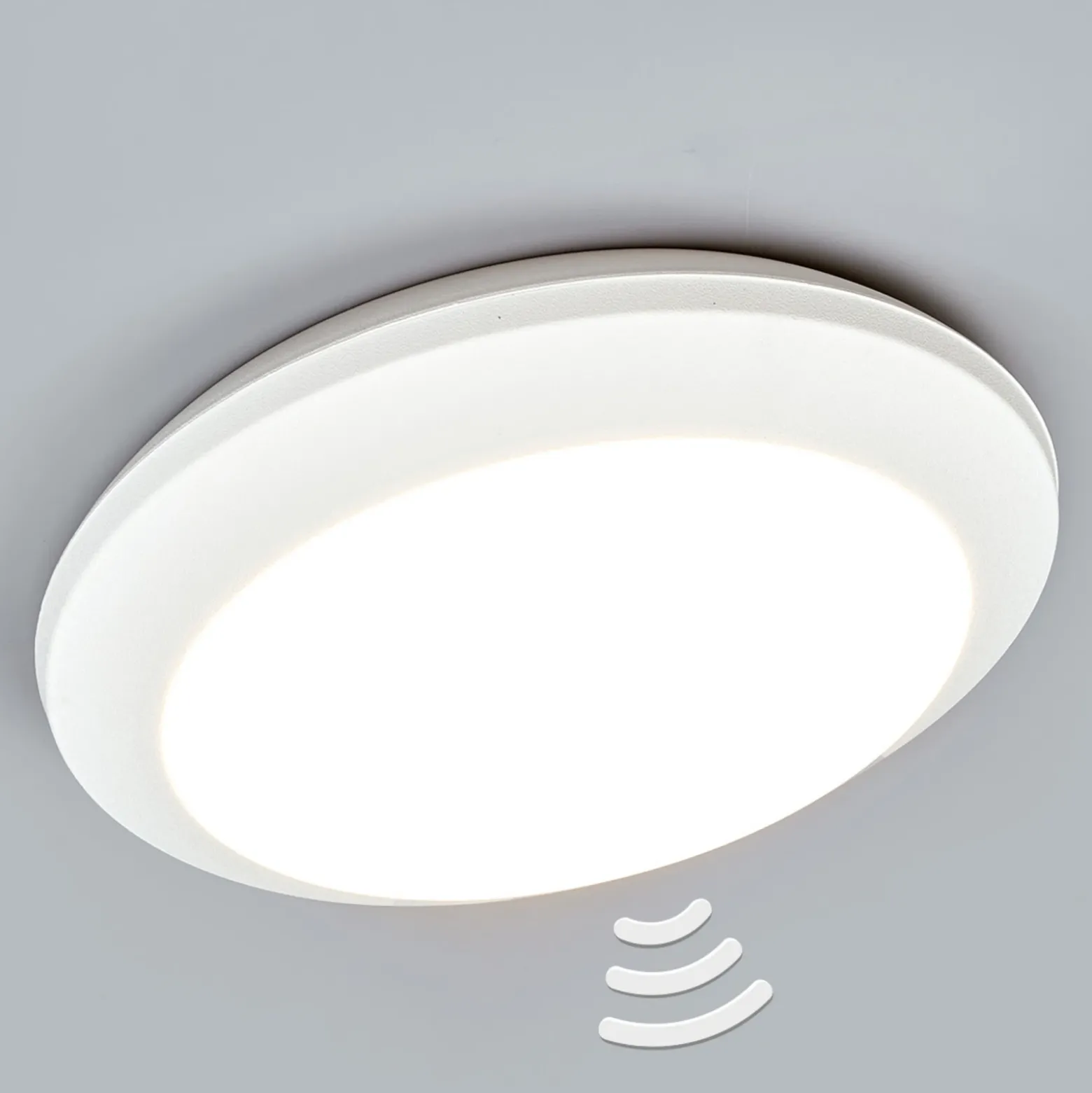 Plafón con sensor Umberta 2 x E27 blanco
