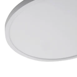 plafón LED Lindby Pravin, Ø 40 cm, CCT, blanco