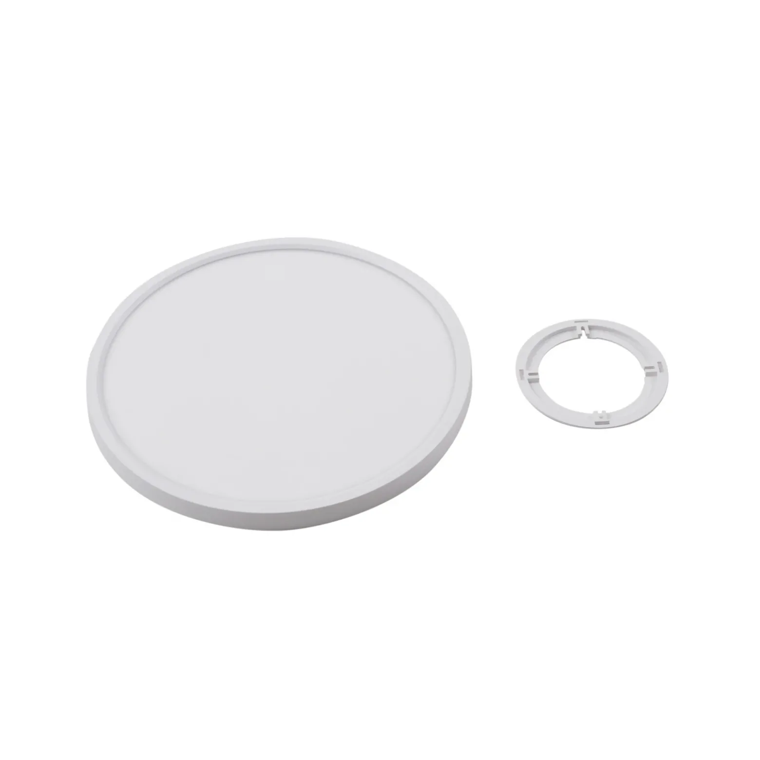 plafón LED Lindby Pravin, Ø 40 cm, CCT, blanco