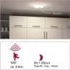 Plafón LED Luiana de Paulmann, blanco, con sensor, IP44