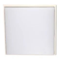 Plafón LED para exterior Desdy, 30x30 cm, blanco