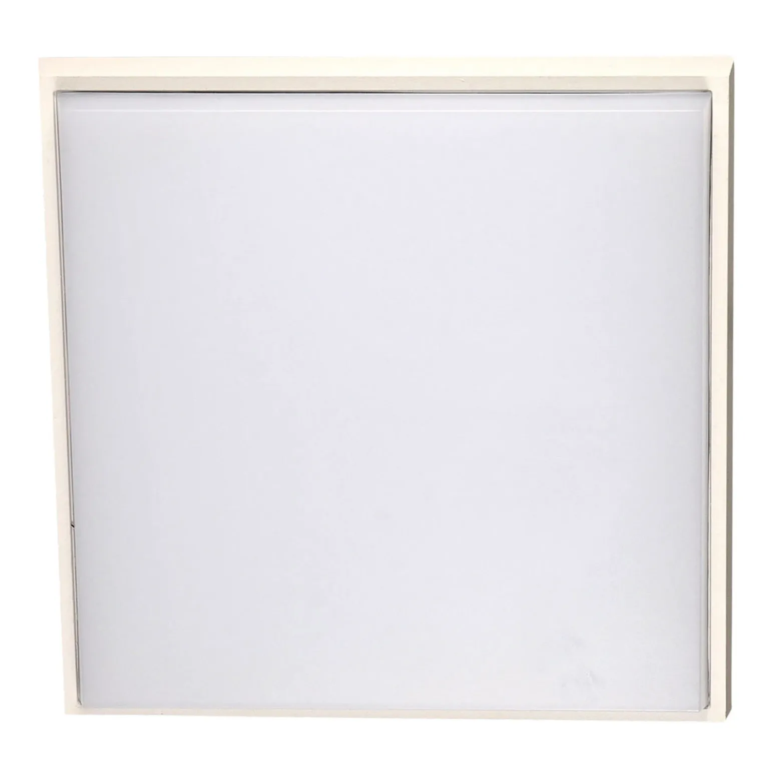 Plafón LED para exterior Desdy, 30x30 cm, blanco