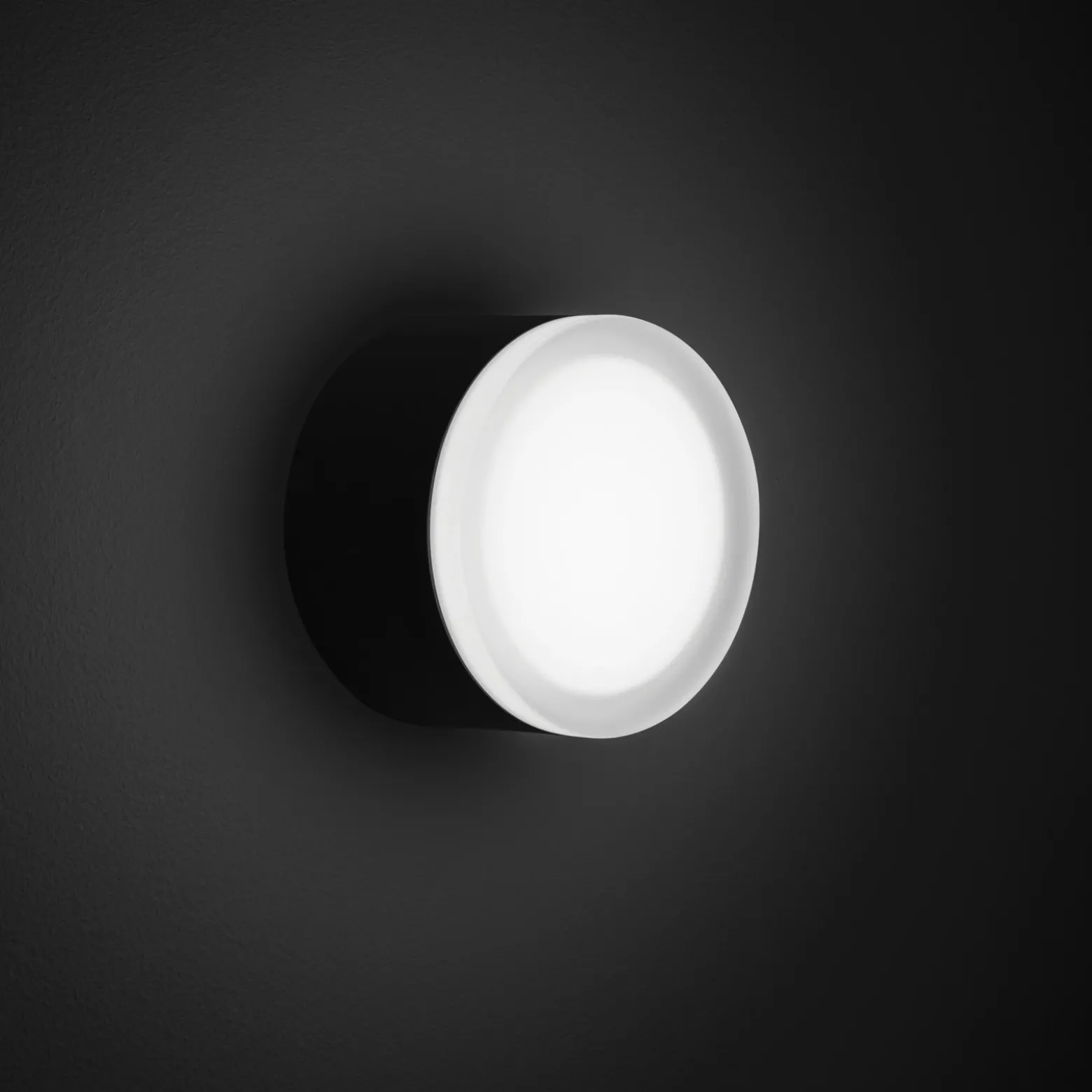 Plafón LED 1420 para exterior, grafito Ø 13 cm