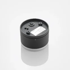 Plafón LED para exterior Lindby Mathea, cilíndrico