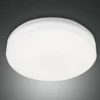 Plafón LED para exterior Trigo con sensor, blanco