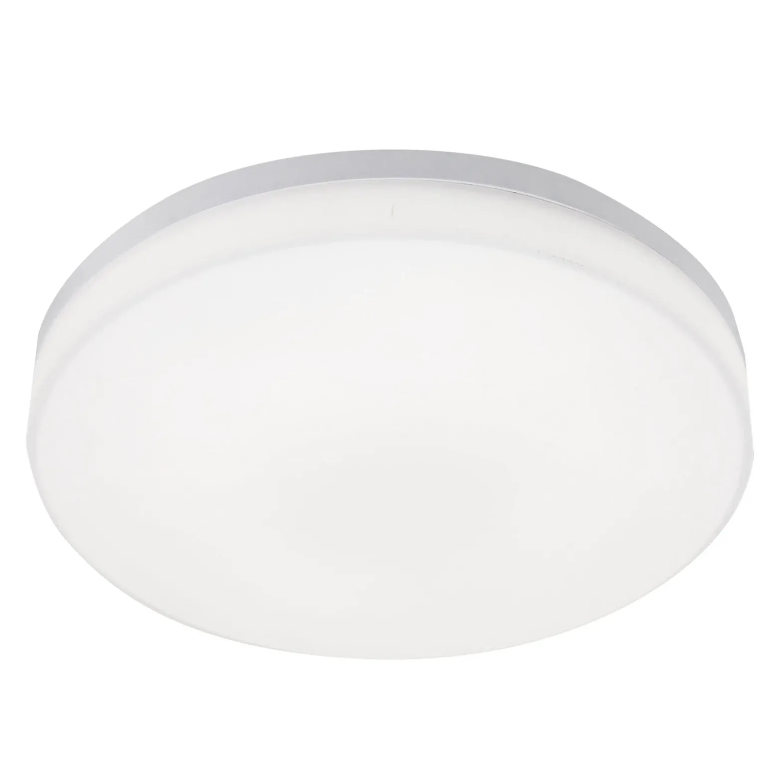 Plafón LED para exterior Trigo con sensor, blanco