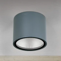 Plafón LED Sputnik IP65 Ø 14,5 cm antracita