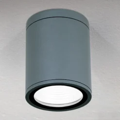 Plafón LED Sputnik IP65 Ø 9 cm antracita