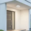 Plafón LED Vera, blanco, plástico, Ø 22 cm, IP65