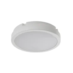 Plafón LED Vera, blanco, plástico, Ø 22 cm, IP65