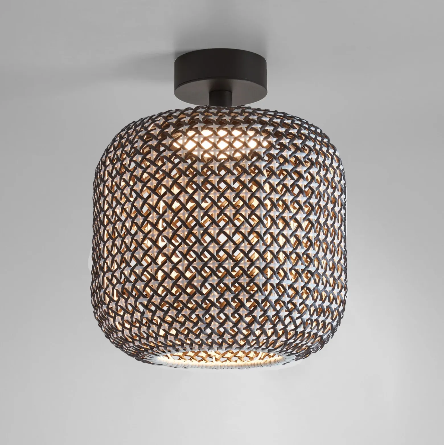 Plafón para exterior Bover Nans PF/31 LED, marrón