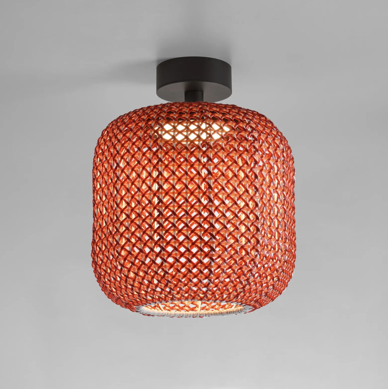 Plafón para exterior Bover Nans PF/31 LED, rojo