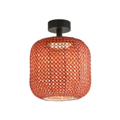 Plafón para exterior Bover Nans PF/31 LED, rojo