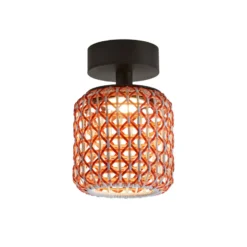 Plafón para exterior Bover Nans PF/16 LED, rojo