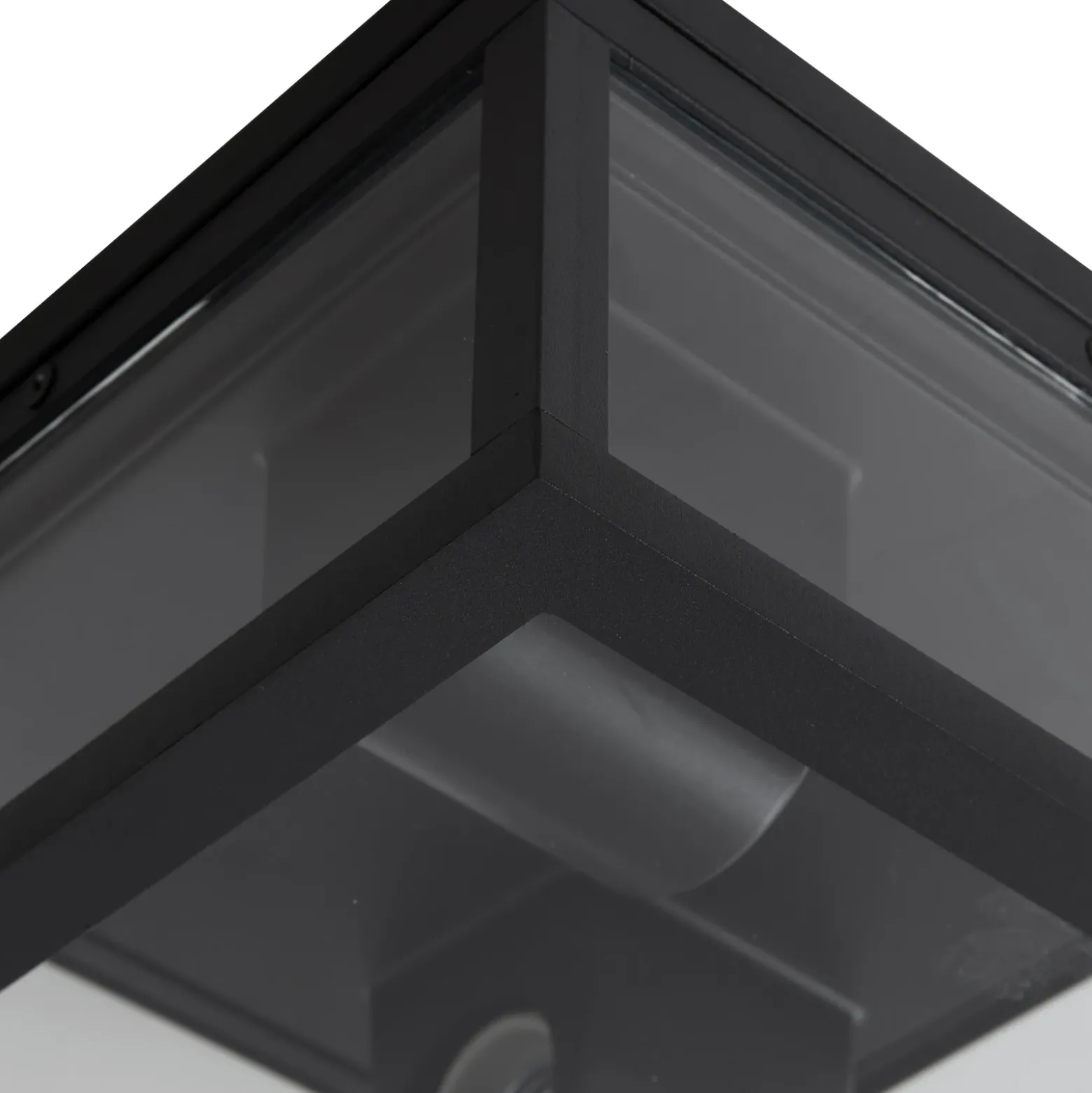 Plafón para exterior Lindby Kremena, negro