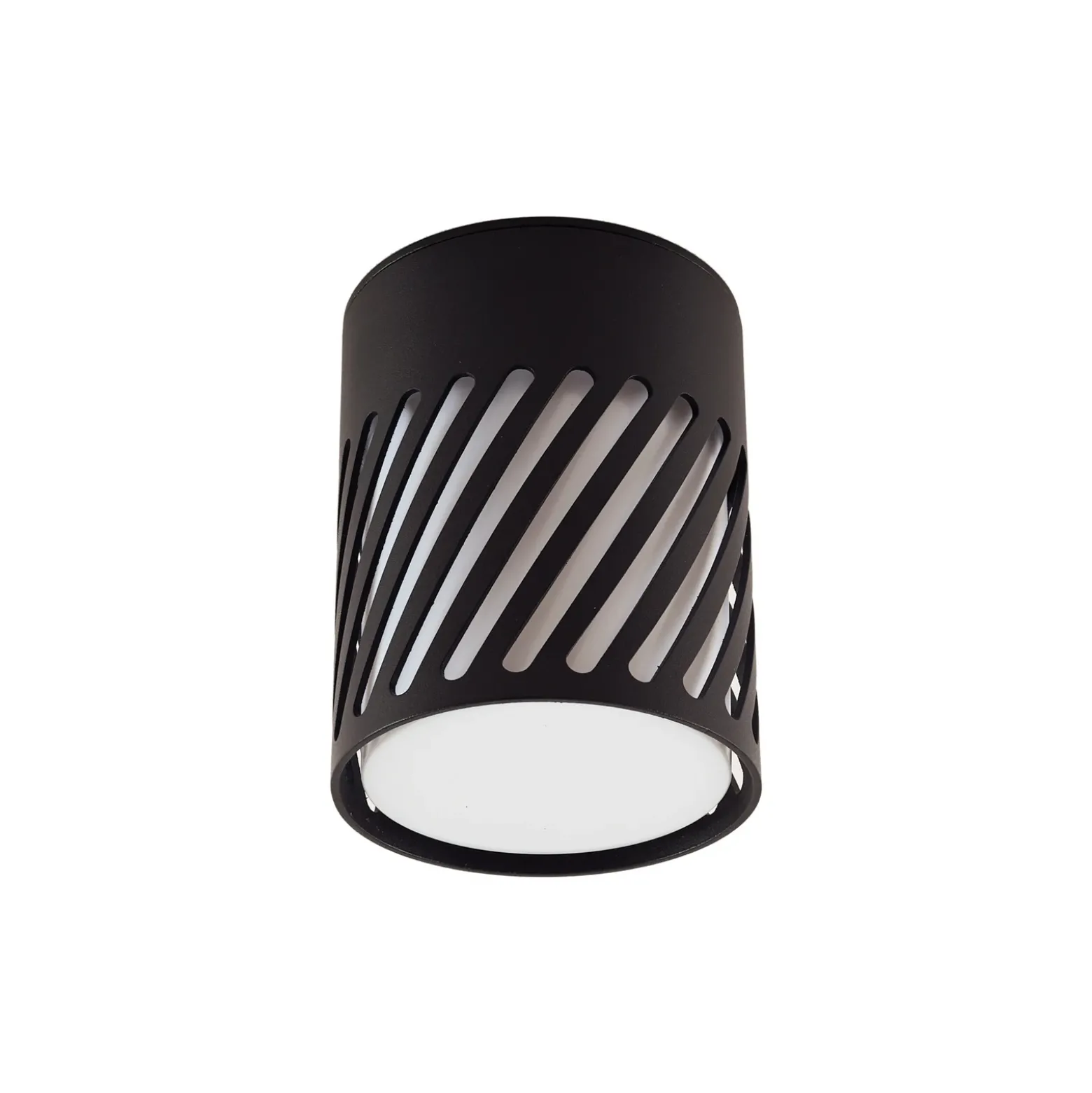 Plafón para exterior Lindby Lurinda, 10,5 cm, negro, aluminio,