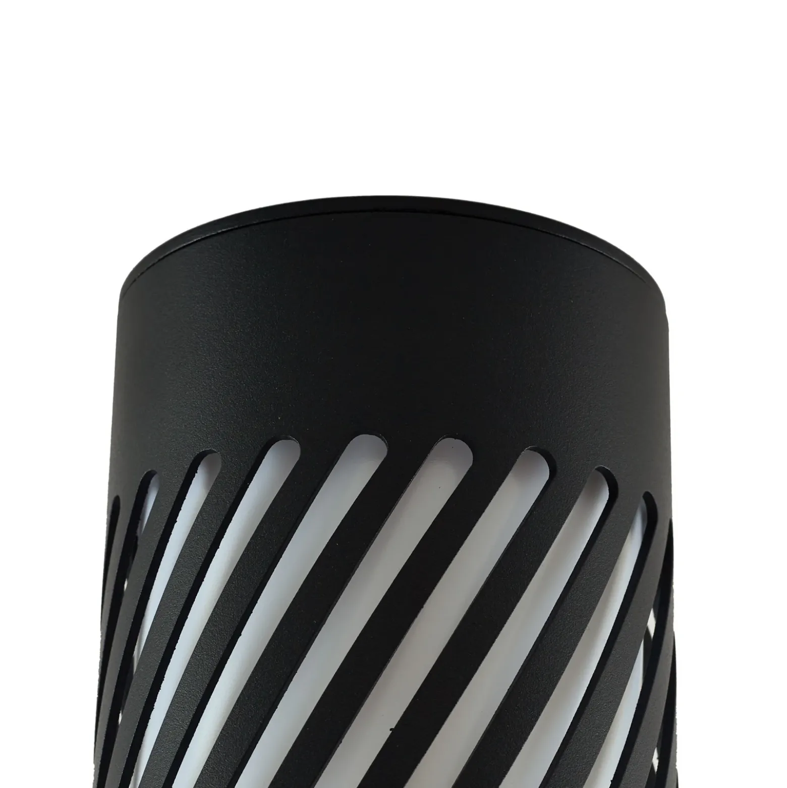 Plafón para exterior Lindby Lurinda, 10,5 cm, negro, aluminio,