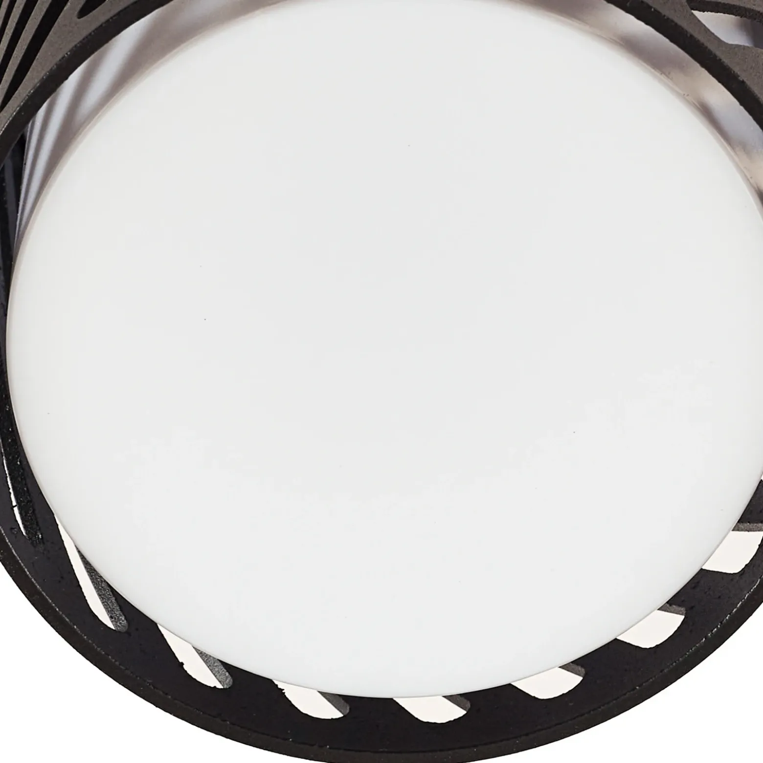 Plafón para exterior Lindby Lurinda, 10,5 cm, negro, aluminio,